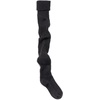 image:imageMUK LUKS Womens Chunky Ribbed Over the Knee Socks Ebony One Size