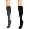 image:imageMUK LUKS Nylon Compression KneeHigh SocksEbonyMarl