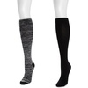image:imageMUK LUKS Nylon Compression KneeHigh SocksEbonyMarl