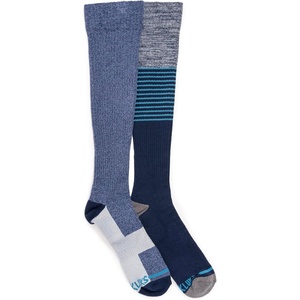 image:imageMUK LUKS Mens 2 Pair Pack Compression Knee High Cotton SocksIndigo
