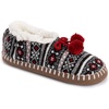 image:imageMUK LUKS Womens Classic Ballerina SlippersEbonyRed