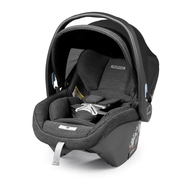 Peg Perego Primo Viaggio 4-35 Nido K - Rear Facing Infant Car Seat - Includes Base with Load Leg &amp; Anti-Rebound Bar - for Babies 4 to 35 lbs - Made in Italy - Mon Amour