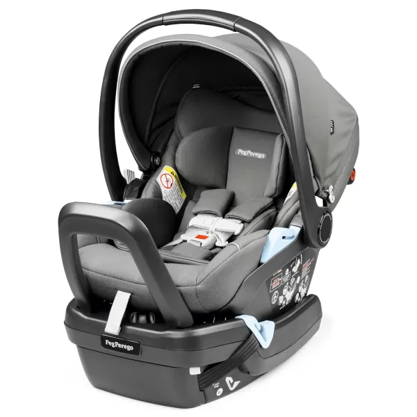 Peg Perego Primo Viaggio 4-35 Nido K - Rear Facing Infant Car Seat - Includes Base with Load Leg &amp; Anti-Rebound Bar - for Babies 4 to 35 lbs - Made in Italy - Mon Amour