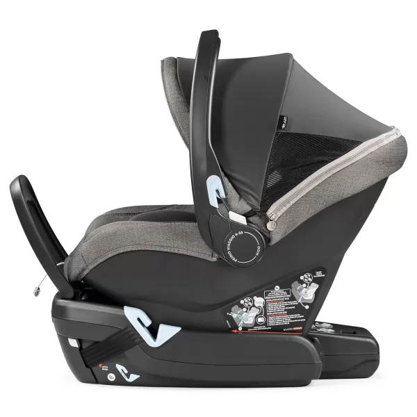 Peg Perego Primo Viaggio 4-35 Nido K - Rear Facing Infant Car Seat - Includes Base with Load Leg &amp; Anti-Rebound Bar - for Babies 4 to 35 lbs - Made in Italy - Mon Amour