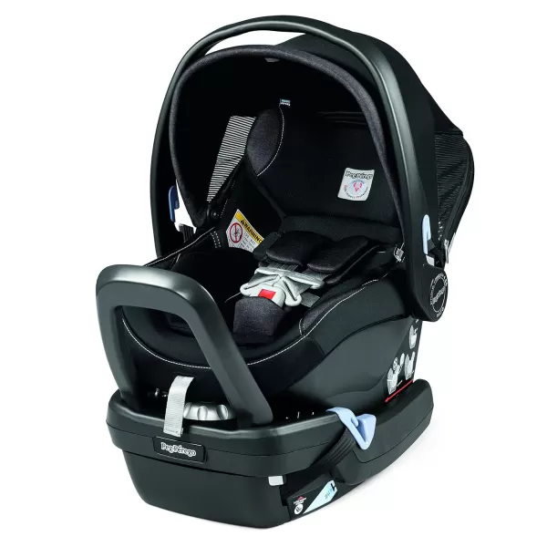 Peg Perego Ypsi Travel System - Includes Ypsi Stroller and Primo Viaggio 4-35 Nido Infant Car Seat, Onyx  &amp; Peg Perego Primo Viaggio 4-35 Nido - Rear Facing Infant Car Seat, Licorice 