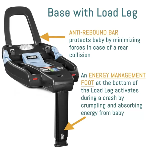 Peg Perego Ypsi Travel System - Includes Ypsi Stroller and Primo Viaggio 4-35 Nido Infant Car Seat, Onyx  &amp; Peg Perego Primo Viaggio 4-35 Nido - Rear Facing Infant Car Seat, Licorice 