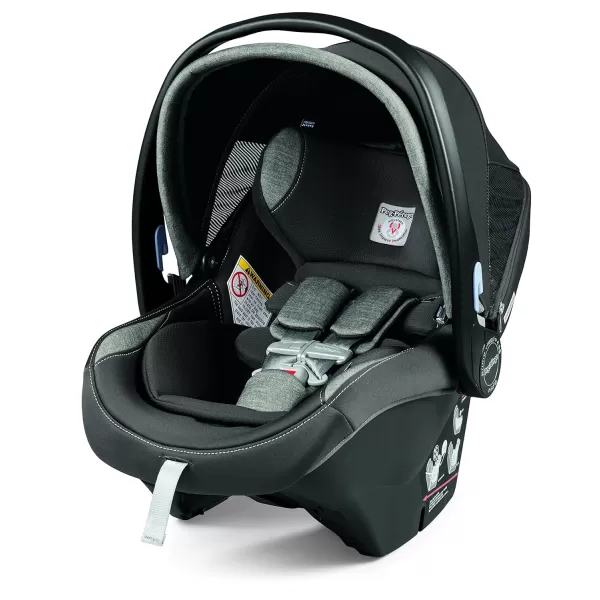 Peg Perego Ypsi Travel System - Includes Ypsi Stroller and Primo Viaggio 4-35 Nido Infant Car Seat, Onyx  &amp; Peg Perego Primo Viaggio 4-35 Nido - Rear Facing Infant Car Seat, Licorice 
