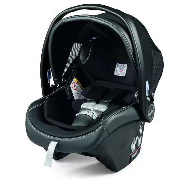 Peg Perego Ypsi Travel System - Includes Ypsi Stroller and Primo Viaggio 4-35 Nido Infant Car Seat, Onyx  &amp; Peg Perego Primo Viaggio 4-35 Nido - Rear Facing Infant Car Seat, Licorice 
