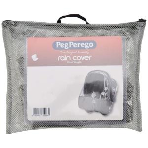 imagePeg Perego Primo Viaggio Rain Cover  Accessory  Approved for Use with Any Peg Perego Primo Viaggio Infant Car Seats  Clear with Light Grey