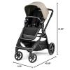 imageYpsi  Compact Single to Double Stroller  Compatible with All Primo Viaggio Infant Car Seats ampamp Ypsi Bassinets  Made in Italy  Mon Amour Beige Pink ampamp Rose GoldVanilla Blend
