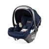 imagePeg Perego Primo Viaggio 435 Lounge  Reclining Rear Facing Infant Car Seat  Includes Base with Load Leg ampamp AntiRebound Bar  for Babies 4 to 35 lbs  Made in Italy  True Black BlackBlue Shine