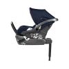 imagePeg Perego Primo Viaggio 435 Lounge  Reclining Rear Facing Infant Car Seat  Includes Base with Load Leg ampamp AntiRebound Bar  for Babies 4 to 35 lbs  Made in Italy  True Black BlackBlue Shine