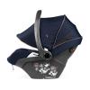 imagePeg Perego Primo Viaggio 435 Lounge  Reclining Rear Facing Infant Car Seat  Includes Base with Load Leg ampamp AntiRebound Bar  for Babies 4 to 35 lbs  Made in Italy  True Black BlackBlue Shine