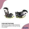 imagePeg Perego Primo Viaggio AllinOne Convertible Car Seat  Newborn to 10 Years  5120 lbs  Height Adjustable ampamp Slim 100 FRFree Made in Italy Crystal Black BlackLicorice
