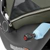imagePeg Perego Primo Viaggio Nido  Rear Facing Infant Car Seat  Includes Base with Load Leg ampamp AntiRebound Bar  for Babies 4 to 30 lbs  Made in Italy  MercuryMetal