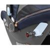 imagePeg Perego Primo Viaggio Nido  Rear Facing Infant Car Seat  Includes Base with Load Leg ampamp AntiRebound Bar  for Babies 4 to 30 lbs  Made in Italy  MercuryBlue Shine