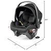 imagePeg Perego Primo Viaggio Urban MobilityBaseless Infant car seat with LatchTrue Black