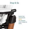 imagePeg Perego Siesta Grow with Baby Folding High Chair ampamp Recliner Height Adjustable Quick Clean ampamp Easy Push Wheels for Babies ampamp Toddlers Made in Italy Ambiance Brown WhiteAmbiance Grey Grey