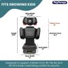 imagePeg Perego Viaggio Flex 120 Booster 4D Total Adjust for Safety ampamp Comfort No Armrests Compact Fold for Travel 40120 lbs Made in Italy Licorice BlackCrystal Black