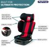 imagePeg Perego Viaggio Flex 120 Booster 4D Total Adjust for Safety ampamp Comfort No Armrests Compact Fold for Travel 40120 lbs Made in Italy Licorice BlackCrystal Black