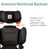 imagePeg Perego Viaggio Shuttle Plus 120  Booster Car Seat  for Children from 40 to 120 lbs  Made in Italy  Licorice BlackLicorice