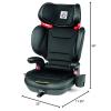 imagePeg Perego Viaggio Shuttle Plus 120  Booster Car Seat  for Children from 40 to 120 lbs  Made in Italy  Licorice BlackLicorice