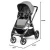 imagePeg Perego Ypsi  Compact Single to Double Stroller  Compatible with All Primo Viaggio Infant Car Seats ampamp Ypsi Bassinets  Made in Italy  Blue Shine Blue ampamp CopperMercury