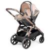 imagePeg Perego Ypsi  Compact Single to Double Stroller  Compatible with All Primo Viaggio Infant Car Seats ampamp Ypsi Bassinets  Made in Italy  Blue Shine Blue ampamp CopperMon Amour