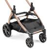 imagePeg Perego Ypsi  Compact Single to Double Stroller  Compatible with All Primo Viaggio Infant Car Seats ampamp Ypsi Bassinets  Made in Italy  Blue Shine Blue ampamp CopperMon Amour
