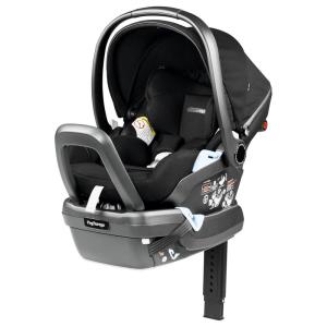 imagePeg Perego Primo Viaggio 435 Lounge  Reclining Rear Facing Infant Car Seat  Includes Base with Load Leg ampamp AntiRebound Bar  for Babies 4 to 35 lbs  Made in Italy  True Black BlackTrue Black