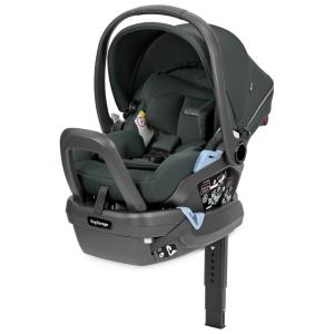 imagePeg Perego Primo Viaggio 435 Lounge  Reclining Rear Facing Infant Car Seat  Includes Base with Load Leg ampamp AntiRebound Bar  for Babies 4 to 35 lbs  Made in Italy  True Black BlackMetal