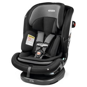 imagePeg Perego Primo Viaggio AllinOne Convertible Car Seat  Newborn to 10 Years  5120 lbs  Height Adjustable ampamp Slim 100 FRFree Made in Italy Crystal Black BlackCrystal Black