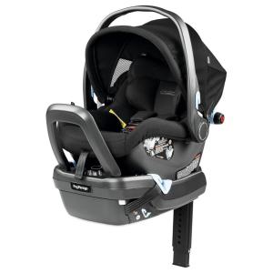 imagePeg Perego Primo Viaggio Nido  Rear Facing Infant Car Seat  Includes Base with Load Leg ampamp AntiRebound Bar  for Babies 4 to 30 lbs  Made in Italy  MercuryTrue Black