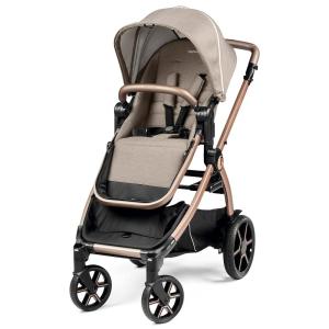imagePeg Perego Ypsi  Compact Single to Double Stroller  Compatible with All Primo Viaggio Infant Car Seats ampamp Ypsi Bassinets  Made in Italy  Blue Shine Blue ampamp CopperMon Amour