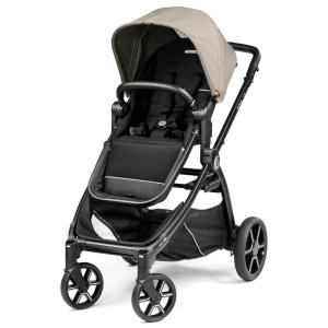 imagePeg Perego Ypsi  Compact Single to Double Stroller  Compatible with All Primo Viaggio Infant Car Seats ampamp Ypsi Bassinets  Made in Italy  Blue Shine Blue ampamp CopperVanilla Blend