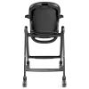 imagePeg Perego Living Grow with Baby Folding High Chair ampamp Recliner Height Adjustable Quick Clean ampamp Easy Push Wheels for Babies ampamp Toddlers Made in Italy True BlackTrue Black