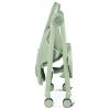 imagePeg Perego Living Grow with Baby Folding High Chair ampamp Recliner Height Adjustable Quick Clean ampamp Easy Push Wheels for Babies ampamp Toddlers Made in Italy True BlackSage