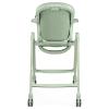 imagePeg Perego Living Grow with Baby Folding High Chair ampamp Recliner Height Adjustable Quick Clean ampamp Easy Push Wheels for Babies ampamp Toddlers Made in Italy True BlackSage