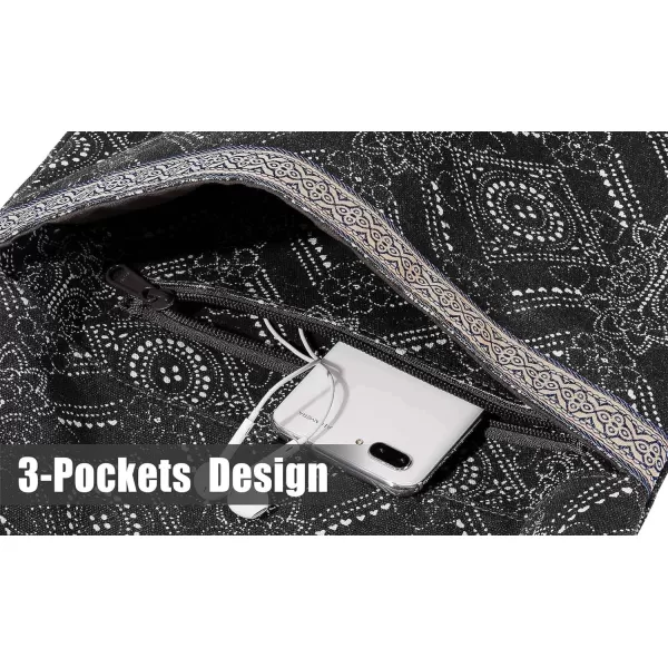 IUGA Yoga Mat Bag with Large Size Pocket &amp; Inner Zipper Pocket, Yoga Carrier Bag Fit Most Yoga Mat Size