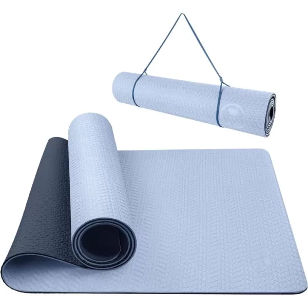 IUGA Yoga Mat Non Slip Anti-tear Yoga Mats Eco Friendly Hot Yoga Mat Thick Workout &amp; Exercise Mat for Yoga, Pilates and Fitness 