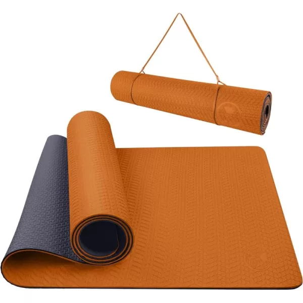 IUGA Yoga Mat Non Slip Anti-tear Yoga Mats Eco Friendly Hot Yoga Mat Thick Workout &amp; Exercise Mat for Yoga, Pilates and Fitness 