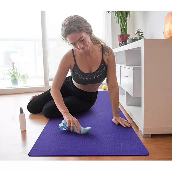 IUGA Yoga Mat Non Slip Anti-tear Yoga Mats Eco Friendly Hot Yoga Mat Thick Workout &amp; Exercise Mat for Yoga, Pilates and Fitness 