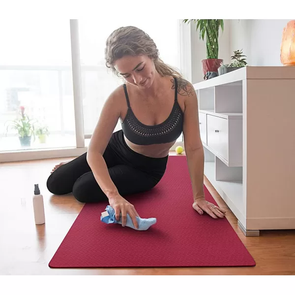 IUGA Yoga Mat Non Slip Anti-tear Yoga Mats Eco Friendly Hot Yoga Mat Thick Workout &amp; Exercise Mat for Yoga, Pilates and Fitness 