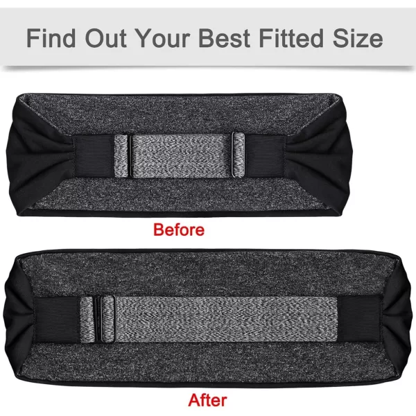IUGA Adjustable Headbands for Women Non Slip Stretchy Workout Sweatbands for Sports Yoga Fitness Running Hairbands Bike Helmet Friendly Fits All Women &amp; Men