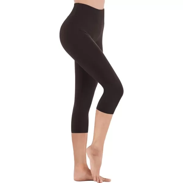 Dark Coffee Capris