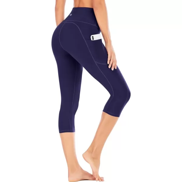 Navy Blue Capris