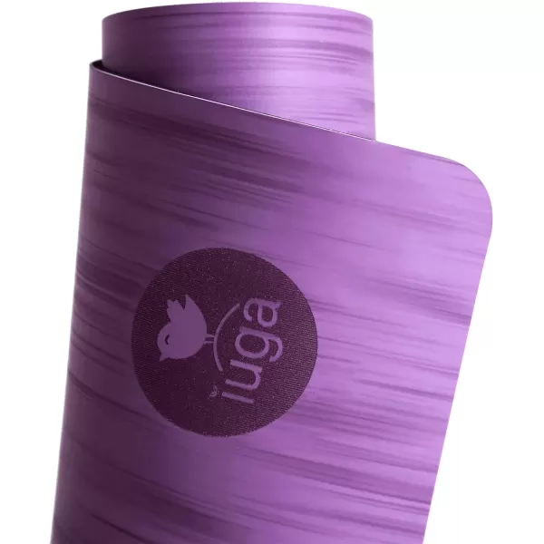 IUGA Pro Yoga Mat Non Slip Hot Yoga Mat Anti-tear Exercise Mat Eco Friendly Yoga Mats with SGS Certified Material Free Carrying Strap Included
