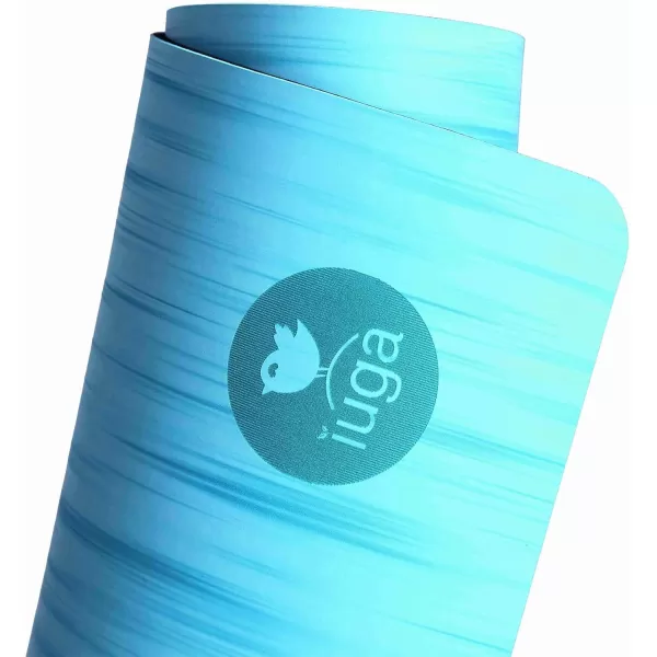 IUGA Pro Yoga Mat Non Slip Hot Yoga Mat Anti-tear Exercise Mat Eco Friendly Yoga Mats with SGS Certified Material Free Carrying Strap Included