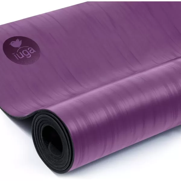IUGA Pro Yoga Mat Non Slip Hot Yoga Mat Anti-tear Exercise Mat Eco Friendly Yoga Mats with SGS Certified Material Free Carrying Strap Included