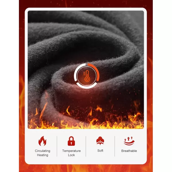 imageIUGA Fleece Lined Bootcut Yoga Pants with Pockets for Women Thermal Bootleg Pants Winter Workout Flare LeggingsBlack